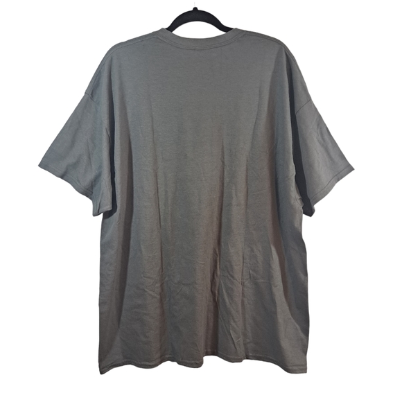 Gilden Ultra Cotton "Born To Ride" Mens T-Shirt Size 2XL Gray Short - Picture 2 of 7